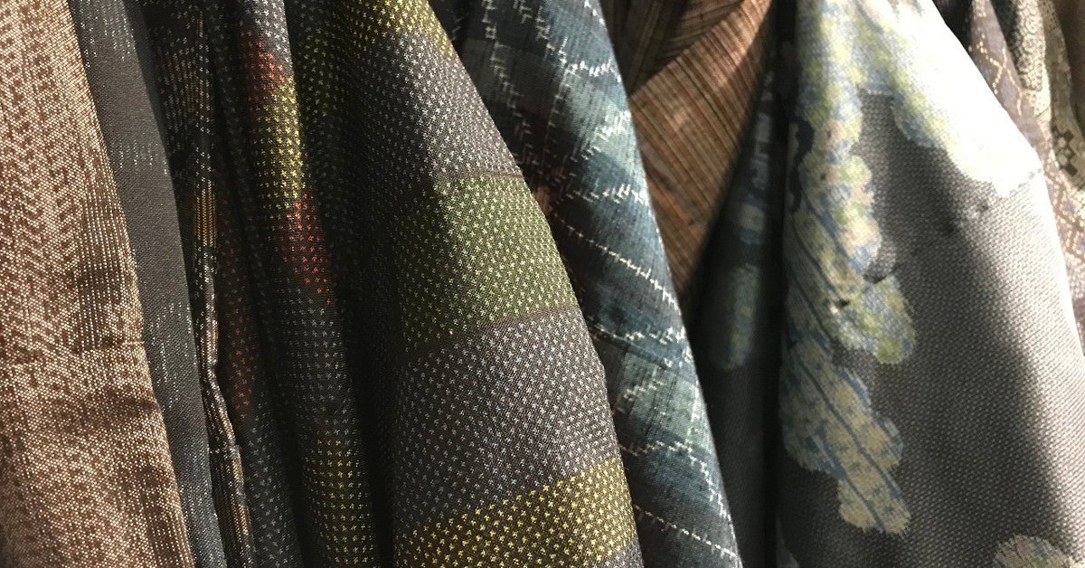 正絹 反物 紬 7点まとめ 大島紬 芙蓉紬 結城紬 本場越後伝承紬 ラメ 正絹