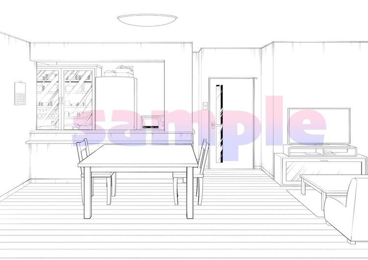 フリー背景を描きました！ マンションのキッチンの背景です。ご自由にお使いください！(CLIP STUDIO) 配布期間は10/28〜11/3までの1週間限定！ 【注意】 フリーですが、転売や改変しての販売は禁止ですのでお気をつけ下さい！xfs.jp/RbZTsI ダウンロードパスワード:mikeyhk