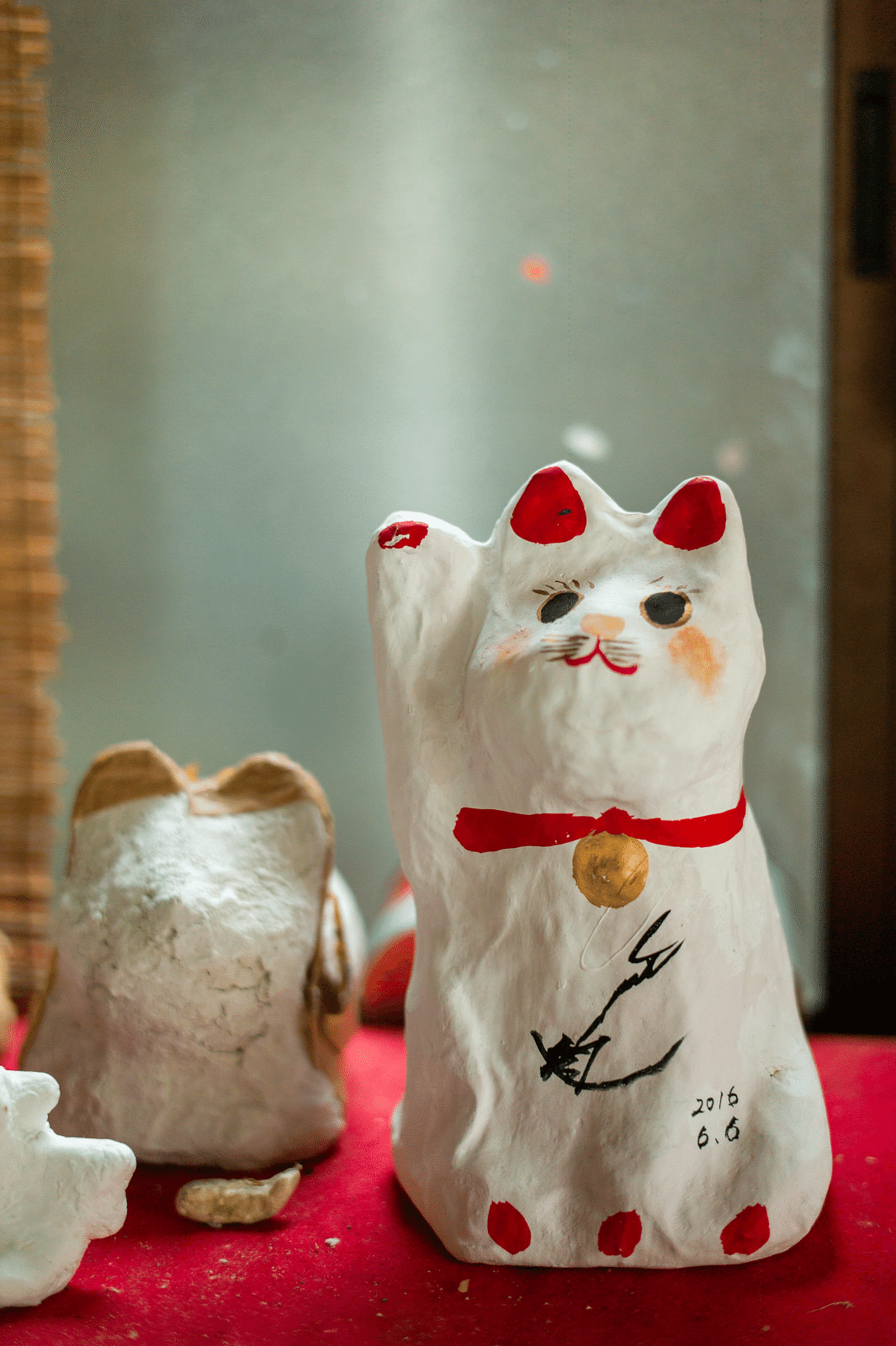 鎌田さんの招き猫を写す｜kuno_yasuhiro