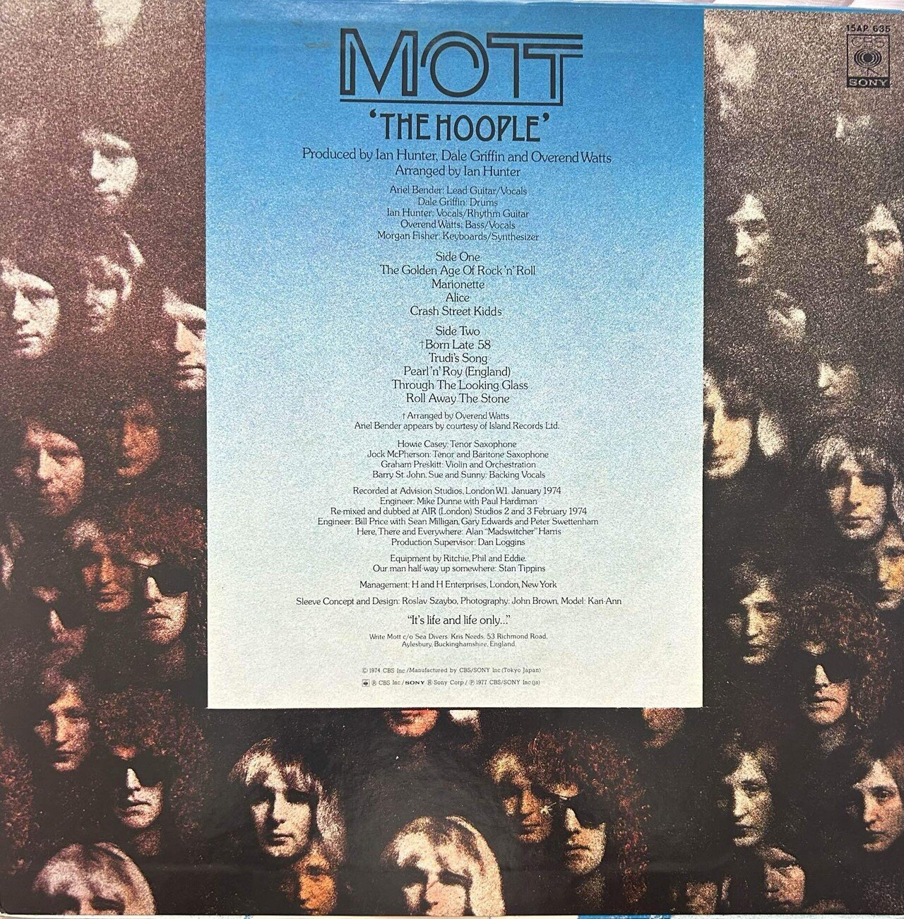 MOTT THE HOOPLEの作品(CBS時代)｜domus