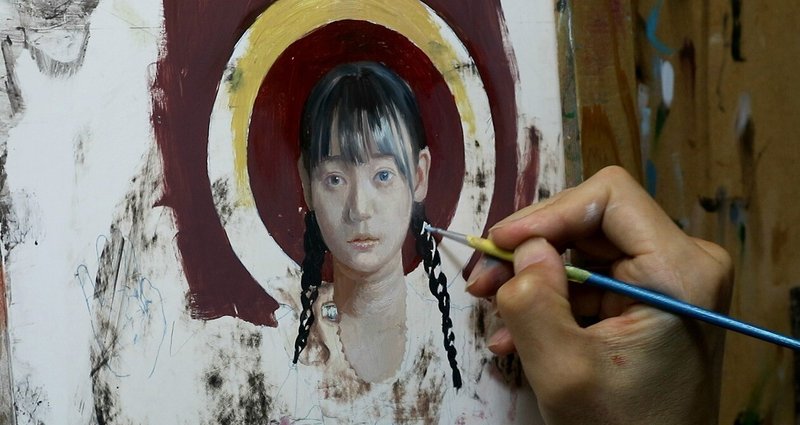 絵画、うれしいつくりもの 8836] 搬入 ふと思いつきであっという間にやることになった