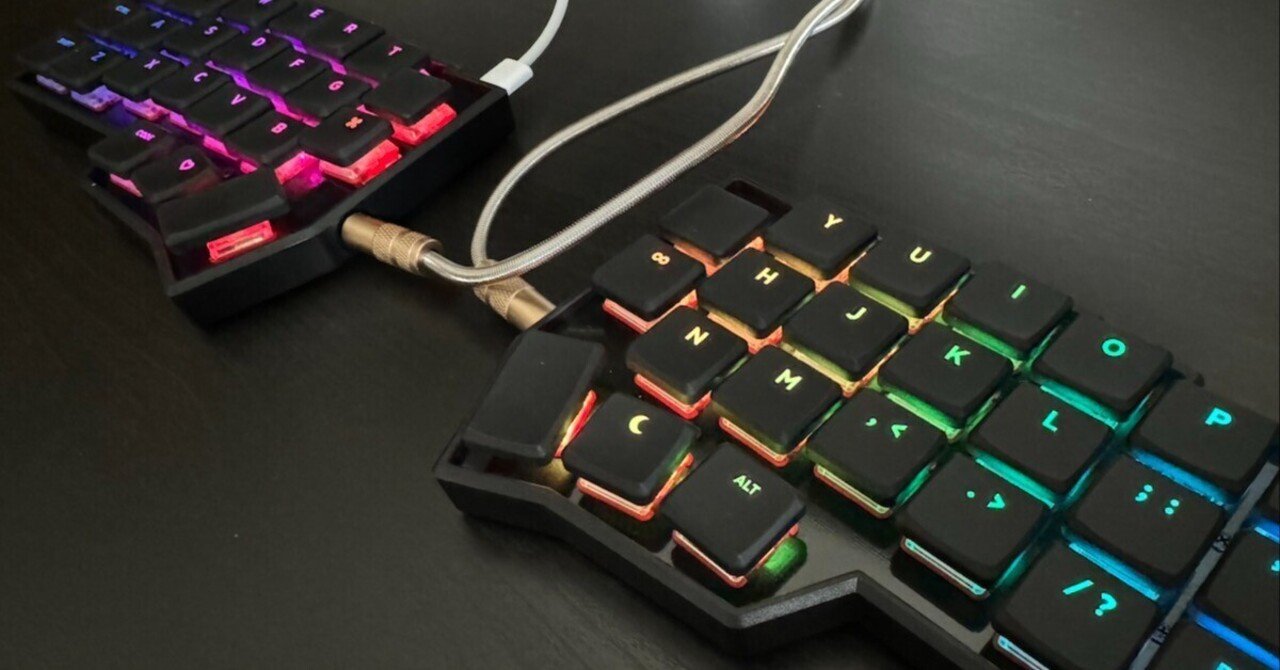 分割キーボードを体験したくて、Corne V4 Keyboardを組み立ててみたら