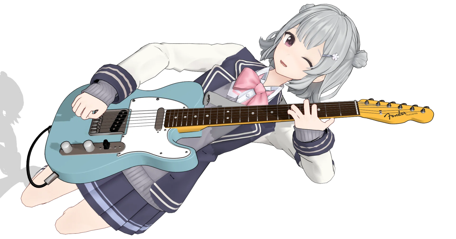 小春六花さんMMD?ギター画像が作れるようになった話｜うたや