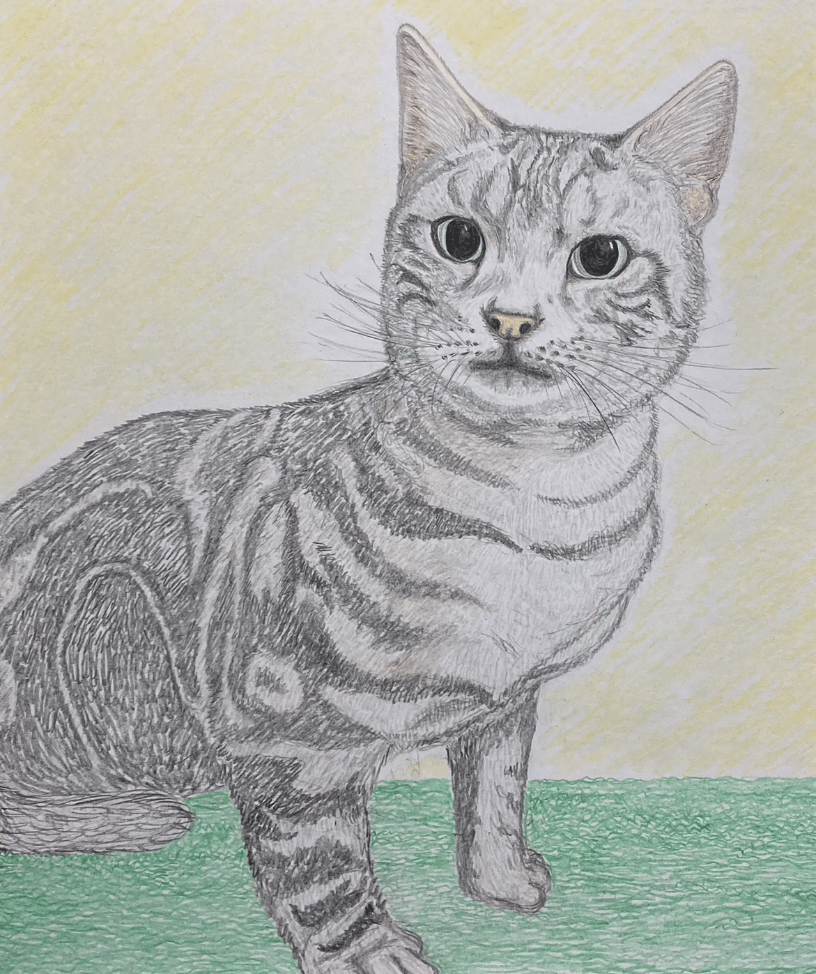 ブラッキー様専用】絵画 猫 Kuku
