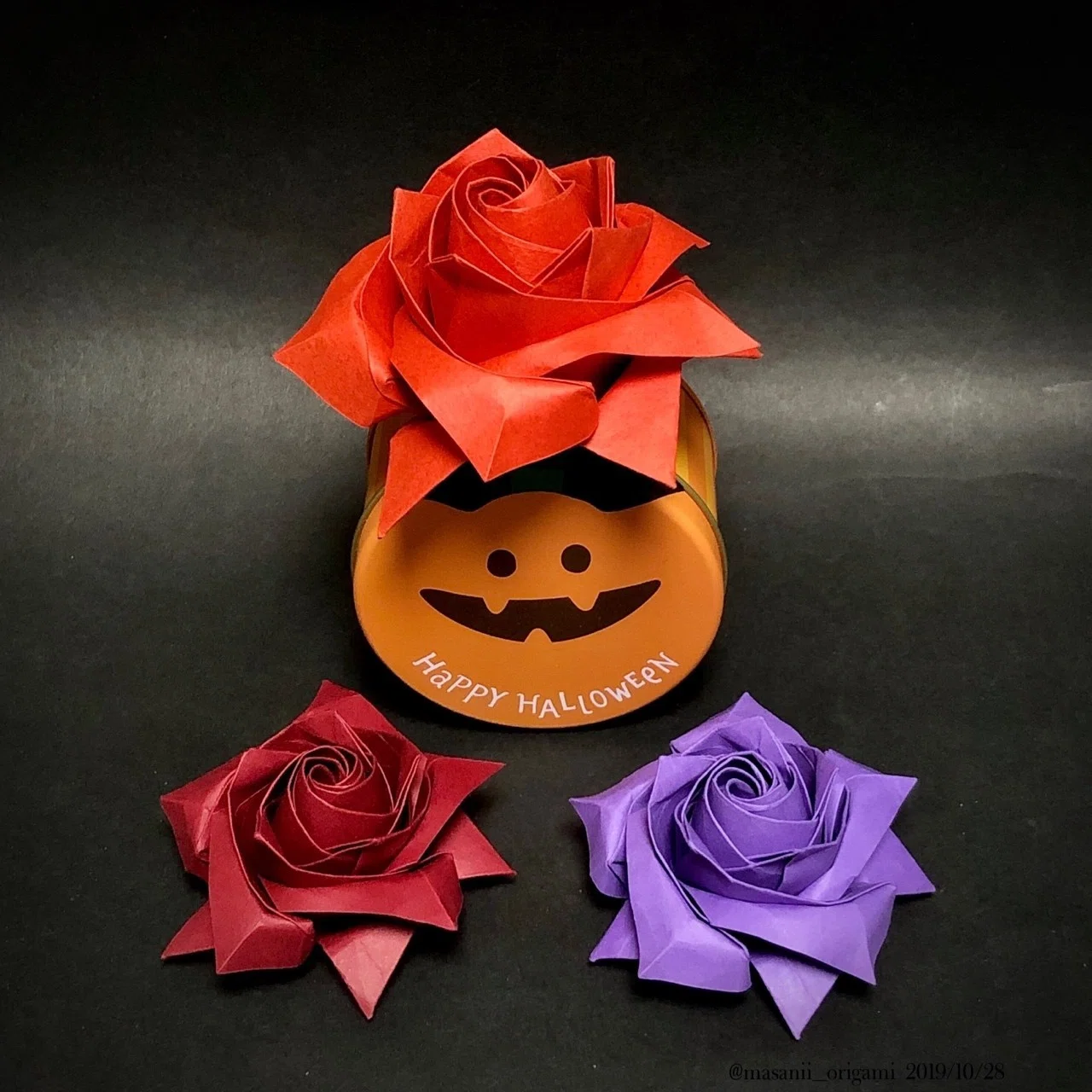 佐藤ローズをハロウィン仕立てに！ 〜剣咲き×タント35cm〜｜まさにぃ