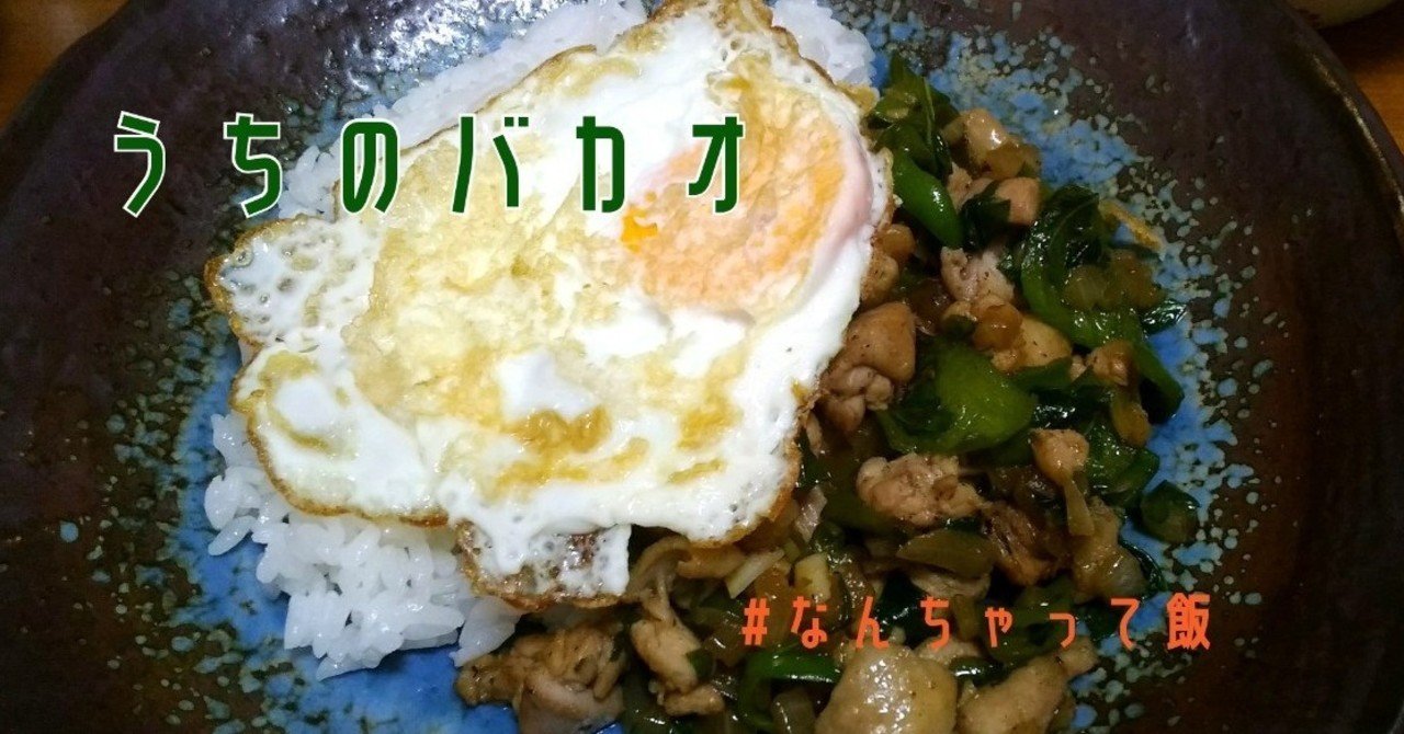 うちのバカオ なんちゃって飯のススメ うちの瞬殺飯 タダノヒトミ Note