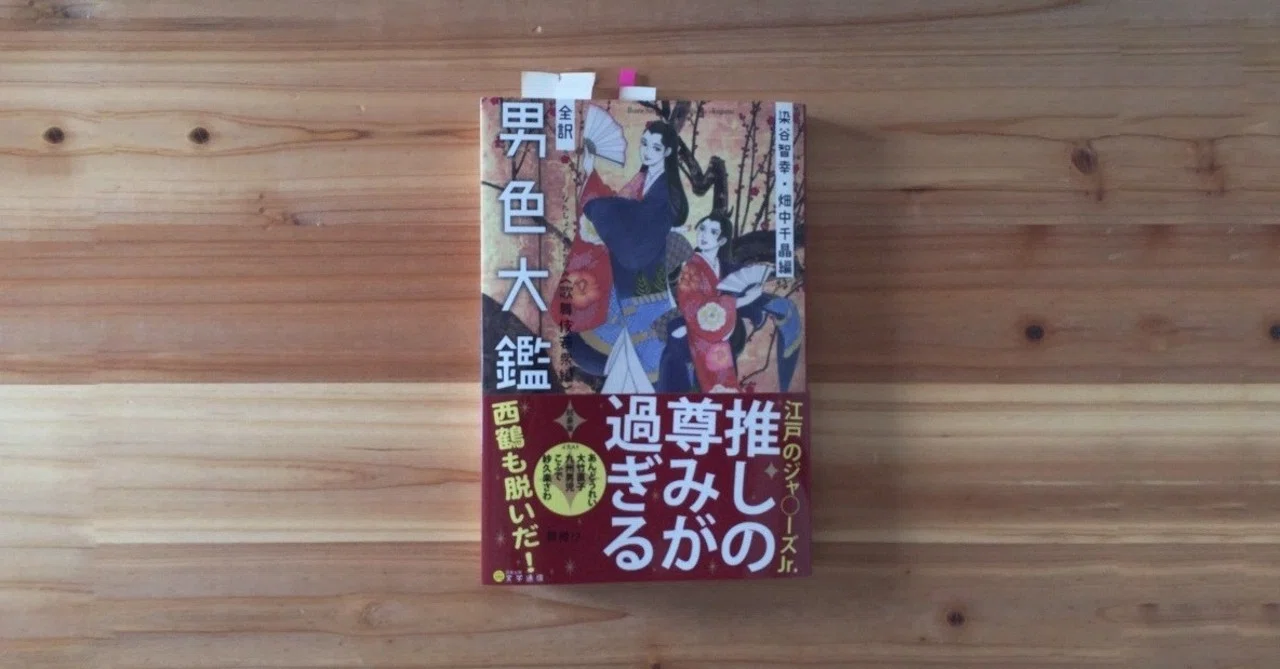 古典への一歩、原文香る現代語訳 ［染谷智幸・畑中千晶=編『全訳 男色
