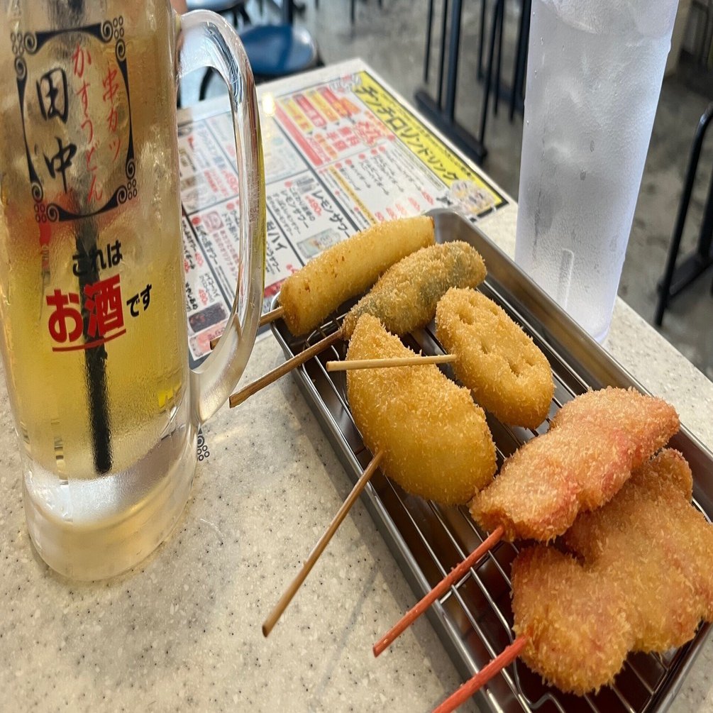 お母さん、昼間から高校生の娘を連れて串カツ田中に初めて入る〜ヱリ