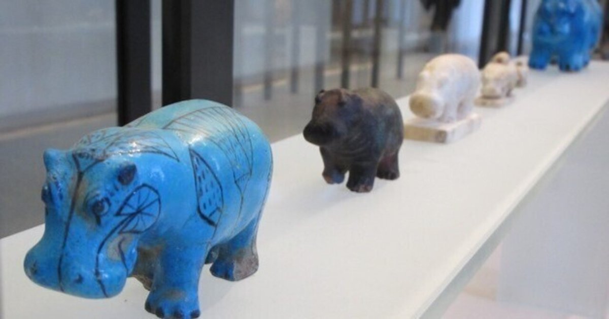 古代エジプトの青いカバは世界中にいる｜橋羽一恵