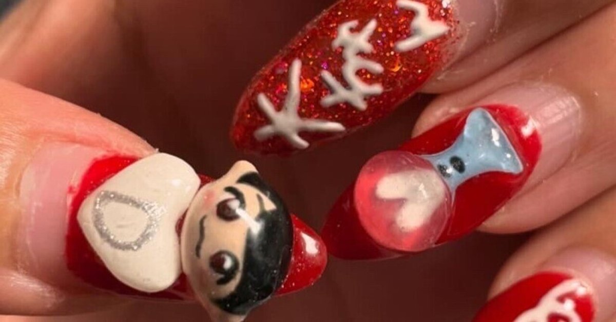 901 ネイルチップオーダー オーダーネイル 量産型 ジャニオタ 地雷系