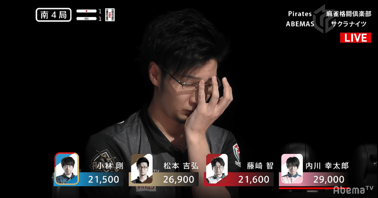 Mリーグ 卓上のヒットマンの苦悩 2回戦観戦記 ちあ Note