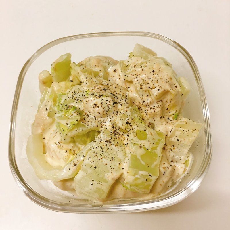アイラップで白菜とツナのマヨ和え 5分 猛牛打線 Note