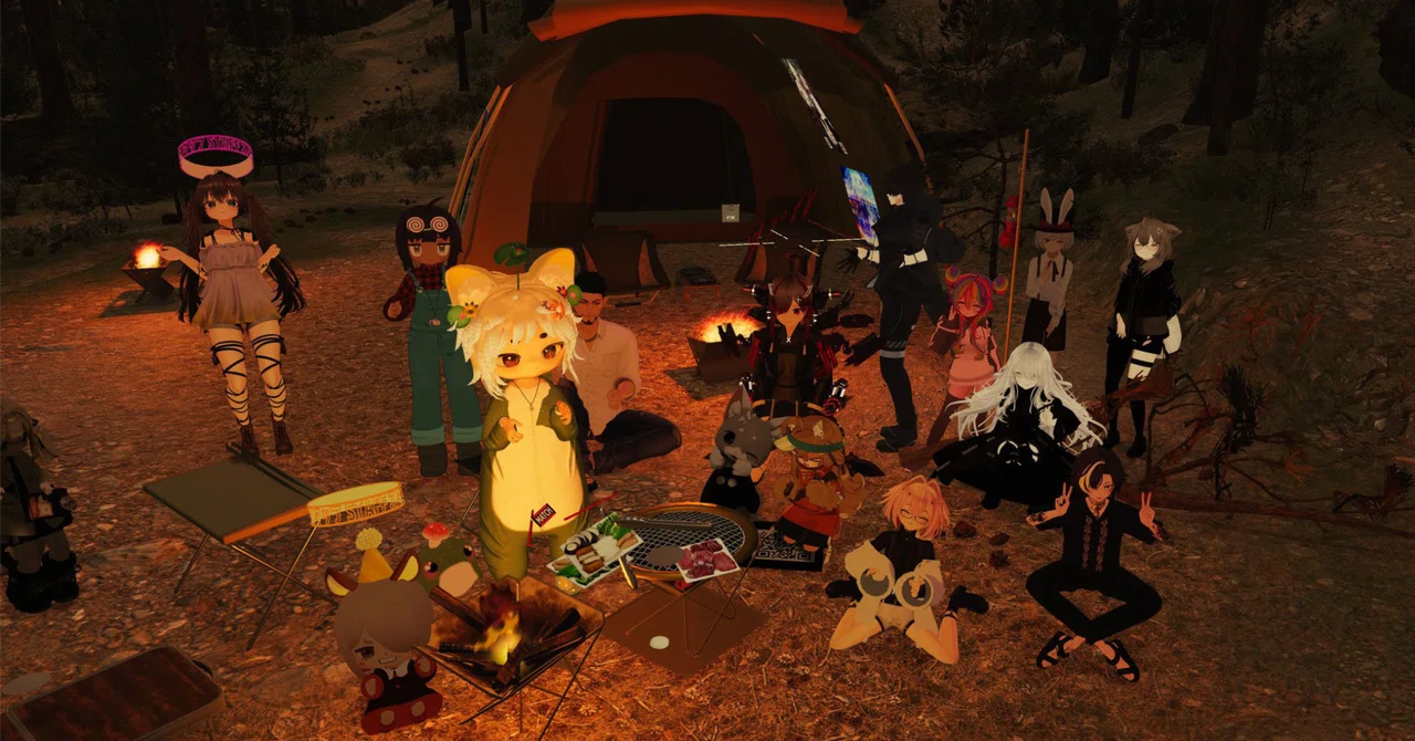 Camp Vrchat 『キャンプ体験ツアー』で巡ったワールド3選 in VRChat(9月編)|ミィたん
