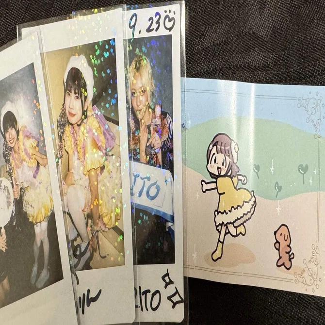 ついに念願のぺろりんとRITOとチェキ！！チェキレポ＆ライブレポ 