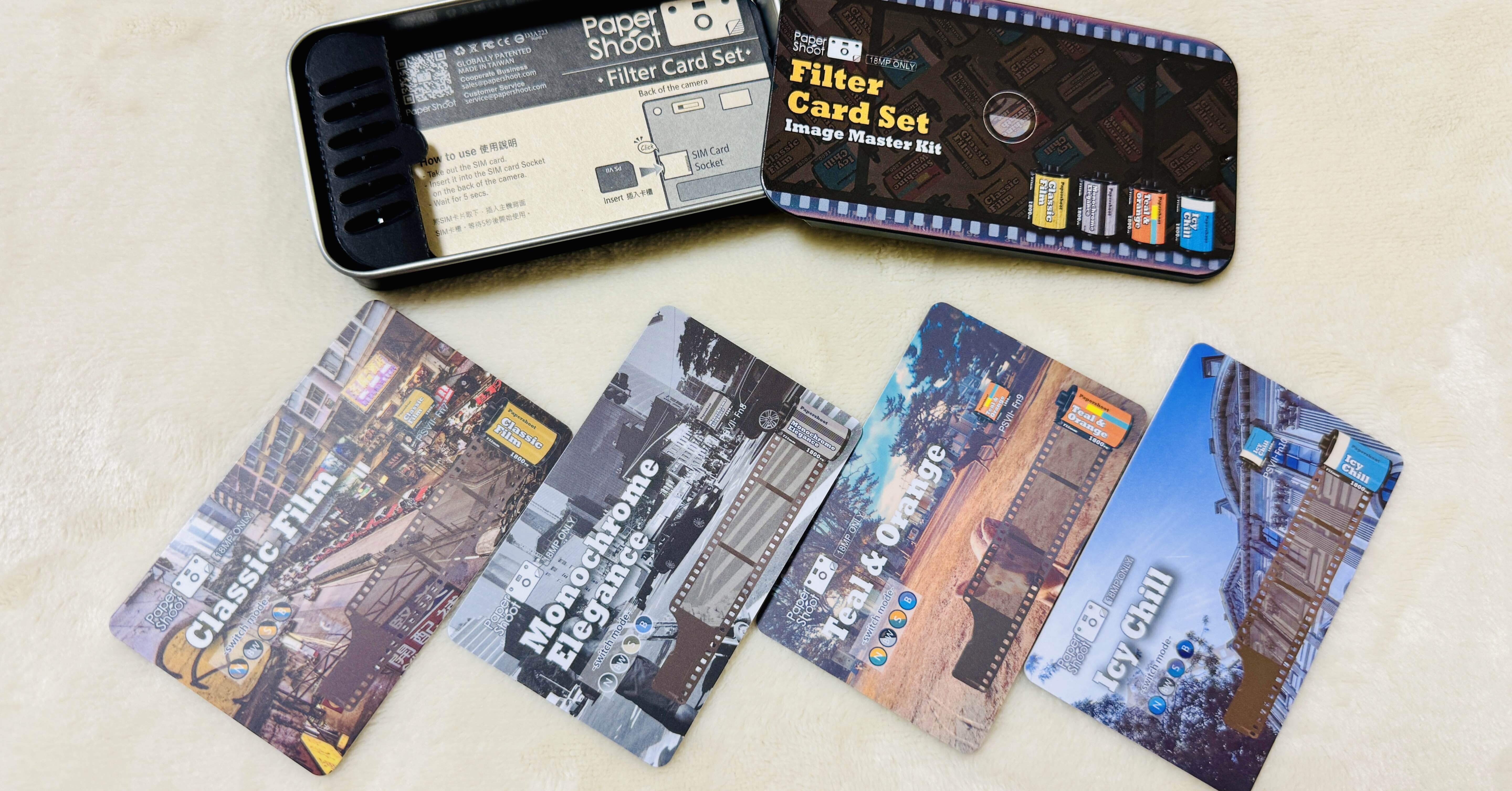 PaperShootとフィルターカードセットと写真と私｜Aki Yamaki