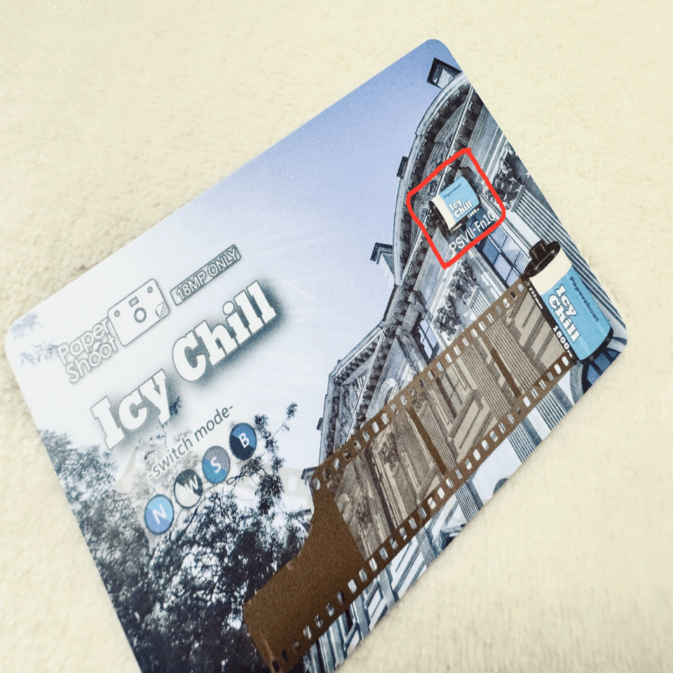 PaperShootとフィルターカードセットと写真と私｜Aki Yamaki