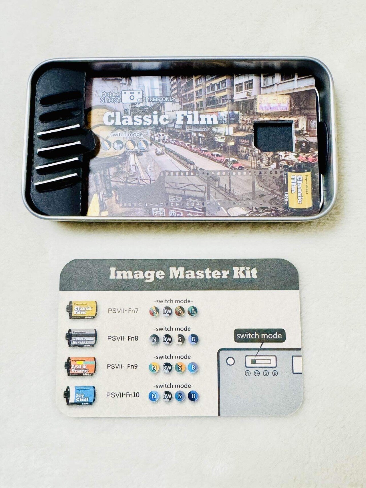 PaperShootとフィルターカードセットと写真と私｜Aki Yamaki