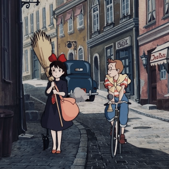 魔女の宅急便』の舞台〈スウェーデン🇸🇪ストックホルム〉で魔女のキキ