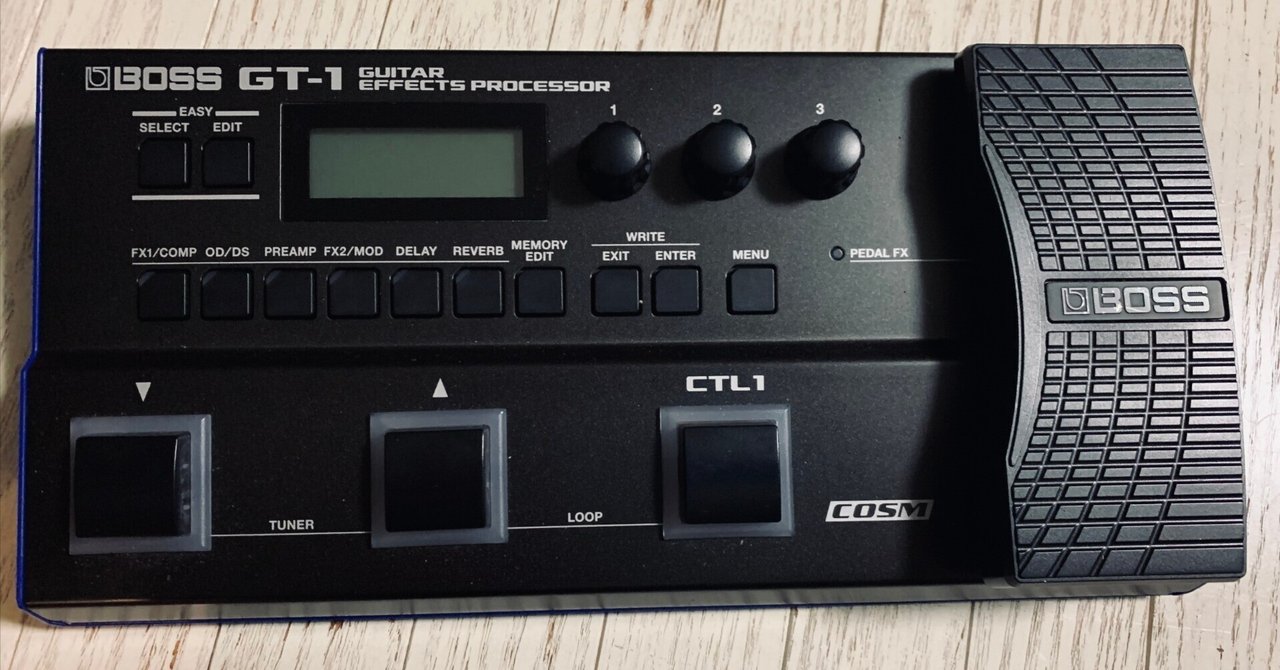BOSS GT-1がいい理由。その1｜シシクラセイゴ