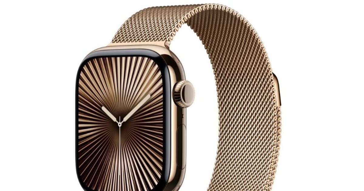 Apple Watch series10チタニウムゴールド開封レビュー&series7と