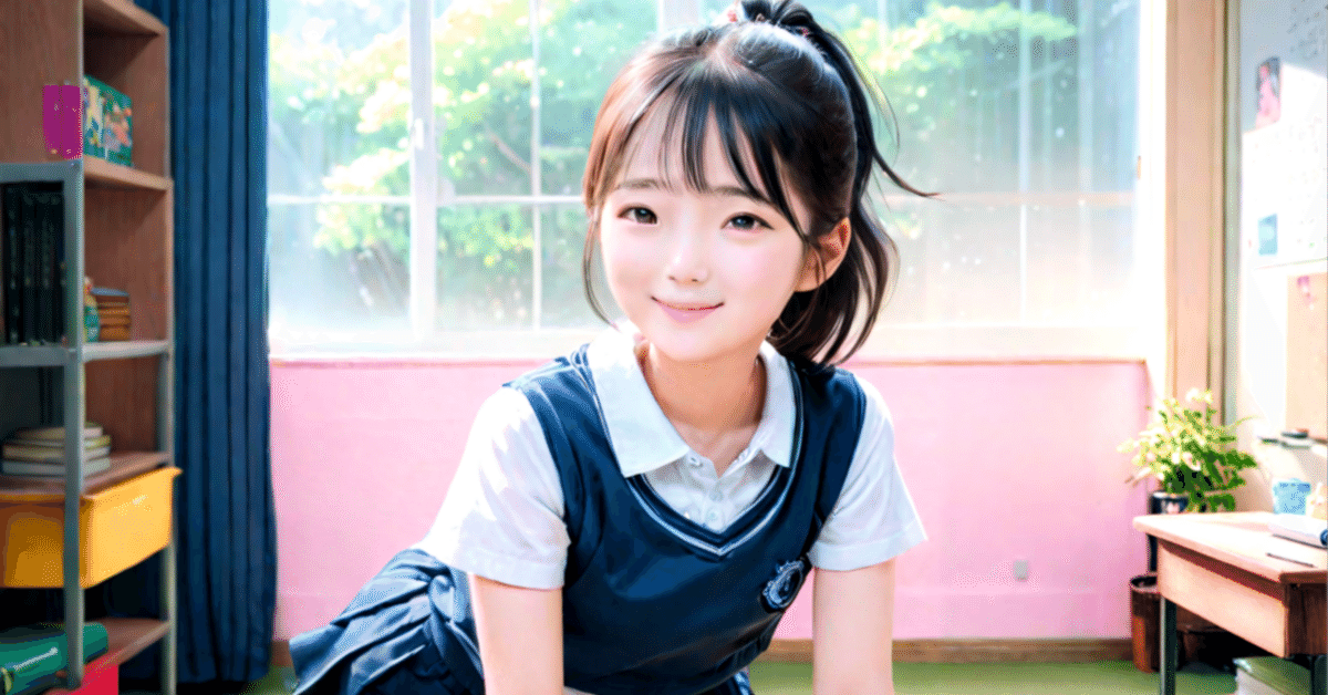 AI女子中学生4 学校で話題のトピックをゲット！カタカナ語で未来