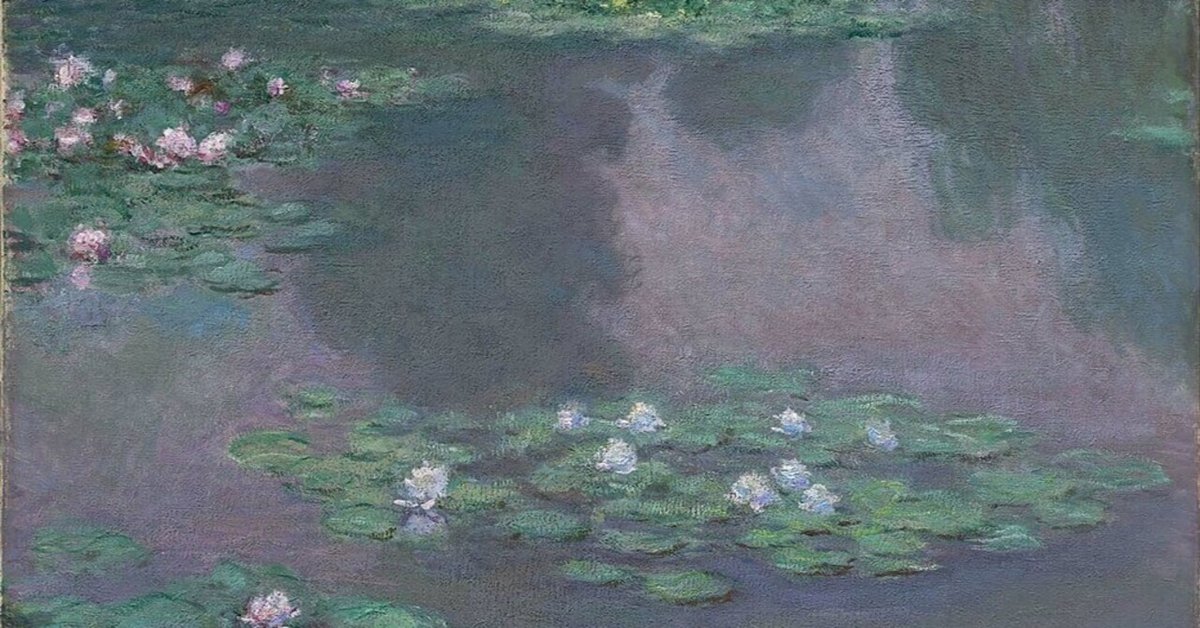 名画 睡蓮　クロー ドネ モネ　ジヴェルニーの睡蓮　8号　油彩　複製画 名画 睡蓮 クロー ドネ モネ ジヴェルニーの睡蓮 8号 油彩 複製