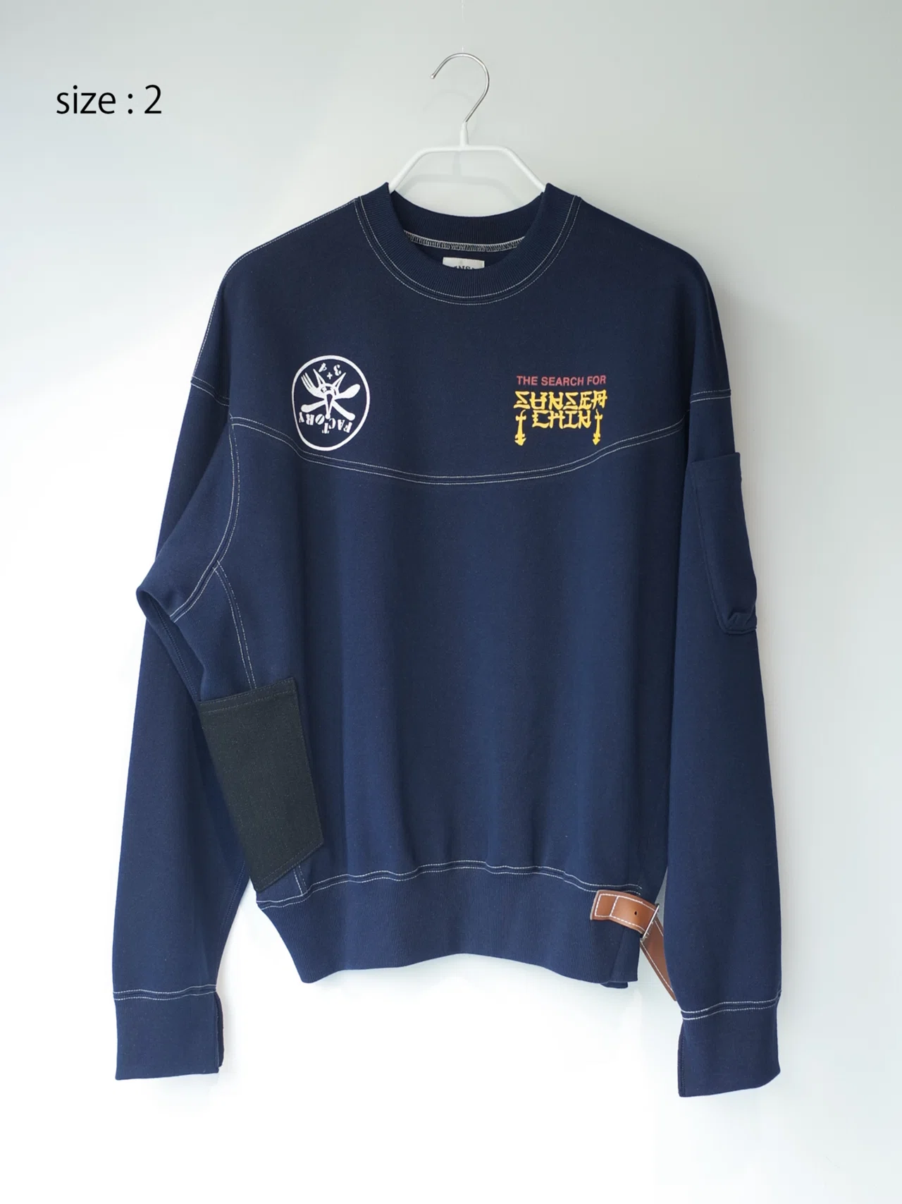SUNSEA 2905 SUNSEA CHIN SWEAT SHIRT｜keylimeTokyo