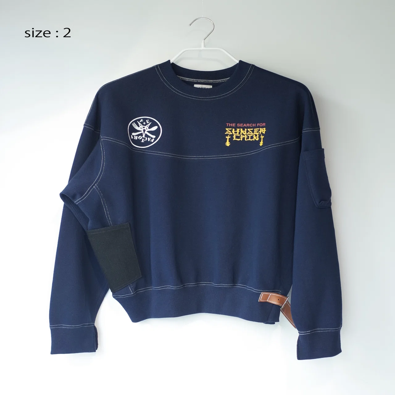 SUNSEA 2905 SUNSEA CHIN SWEAT SHIRT｜keylimeTokyo