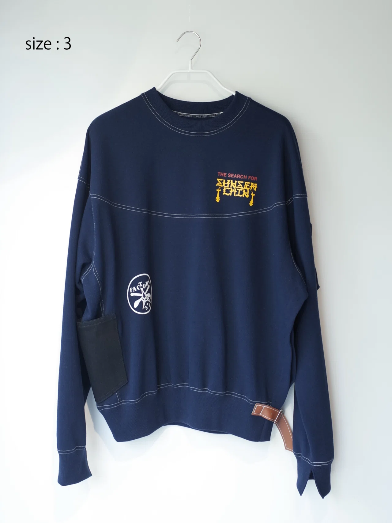 SUNSEA 2905 SUNSEA CHIN SWEAT SHIRT｜keylimeTokyo
