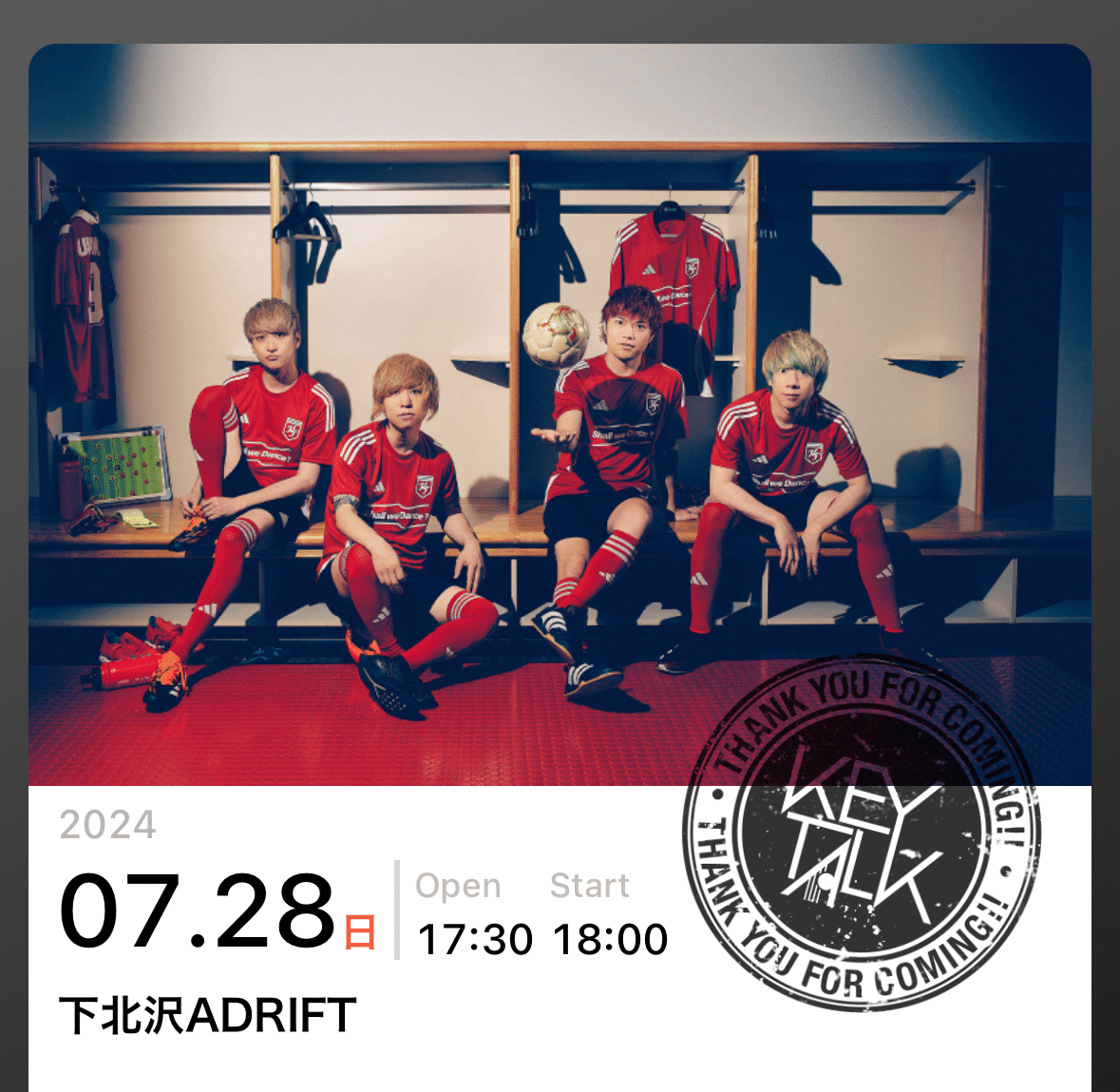 KEYTALKのライブを振り返る【2024年下半期】｜たっくんサーカス