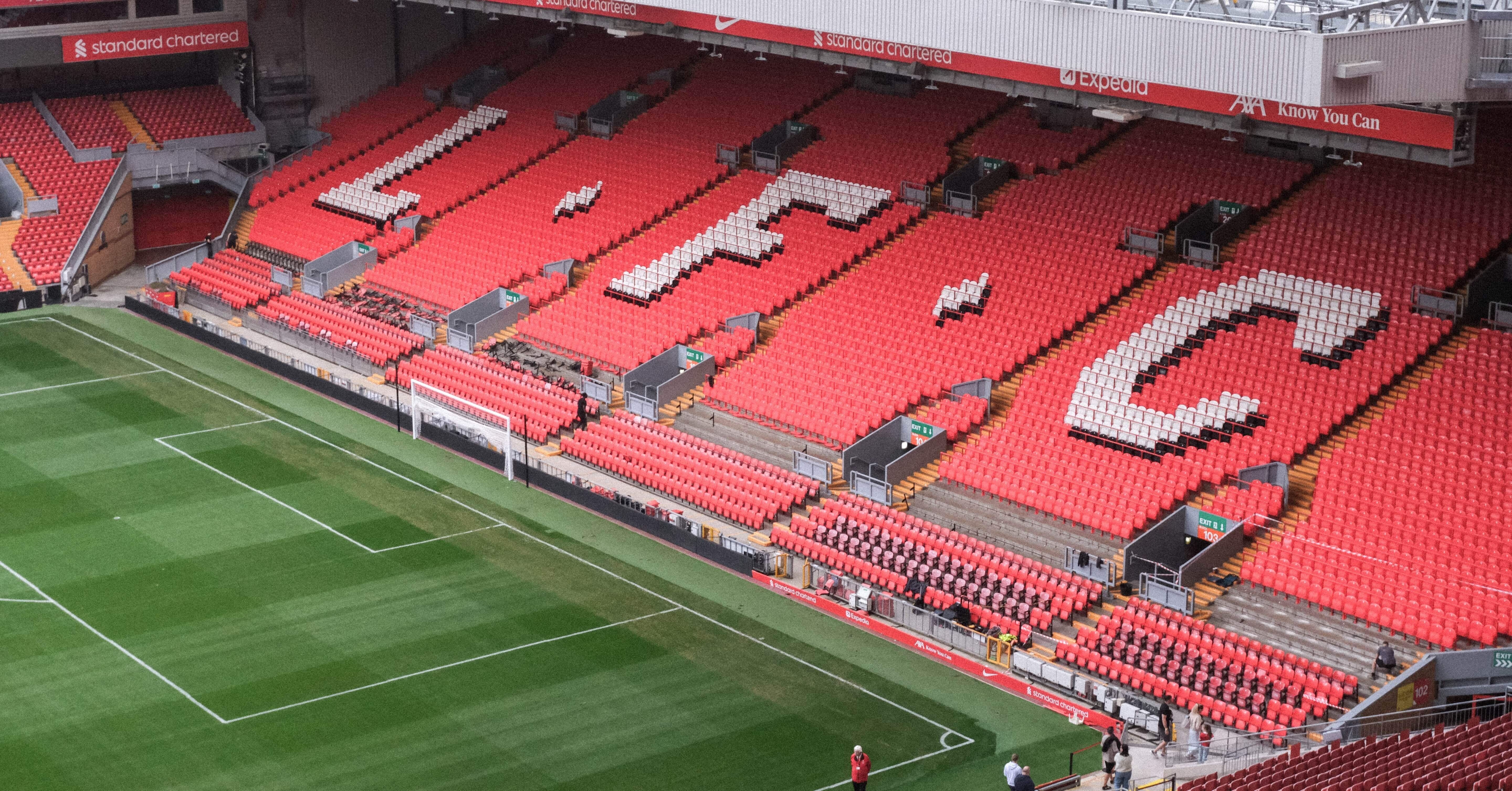 リバプール》 LFCの本拠地 アンフィールド スタジアムツアー｜ぼちぼち