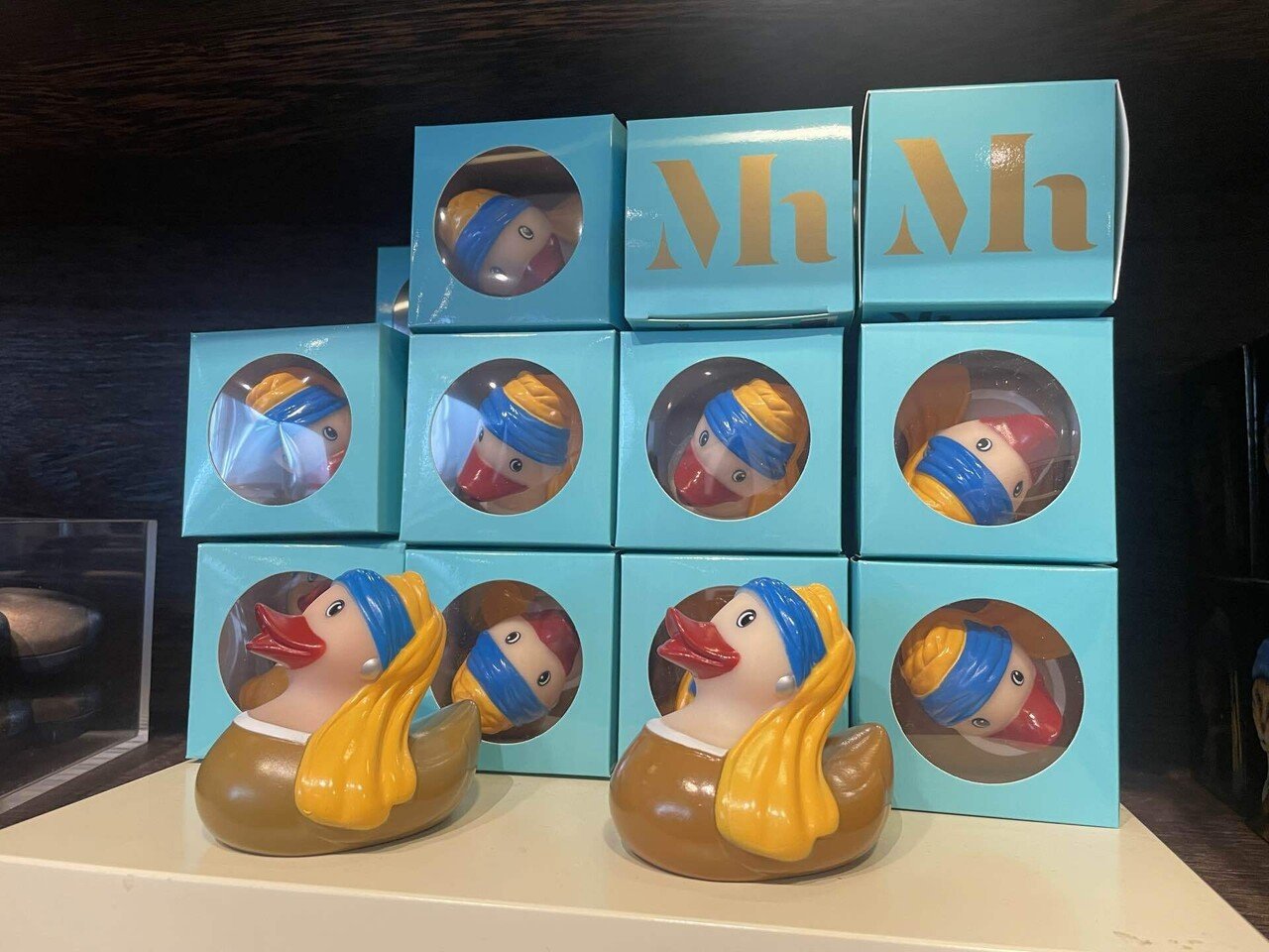 【新品】オランダ マウリッツハイス美術館 ミュージアムショップ　ラバーダック 未使用 オランダ マウリッツハイス美術館 ミュージアムショップ