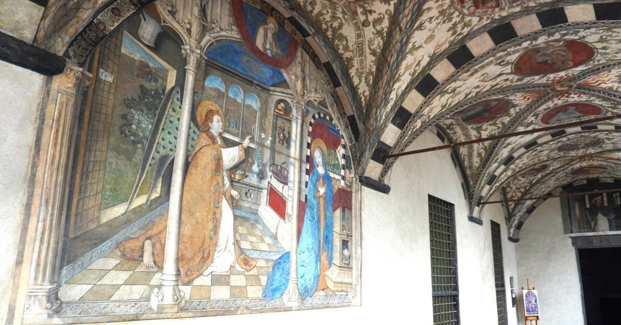 英語大型画集　イタリアのフレスコ画-ジョットの時代 1280-1400 ジョット（1267-1337）による「神殿におけるイエスの提示