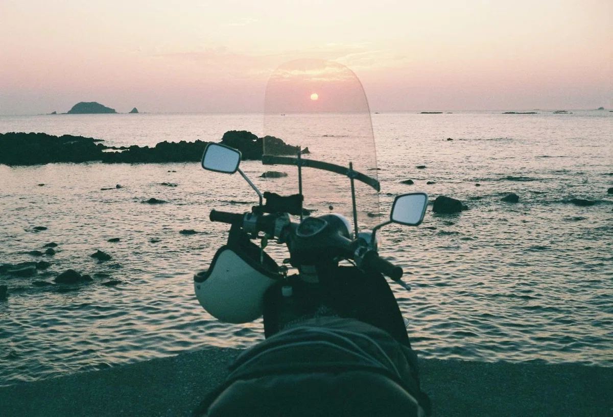 スーパーカブ70の旅 (さんふらわあ編）｜kunihito_miki