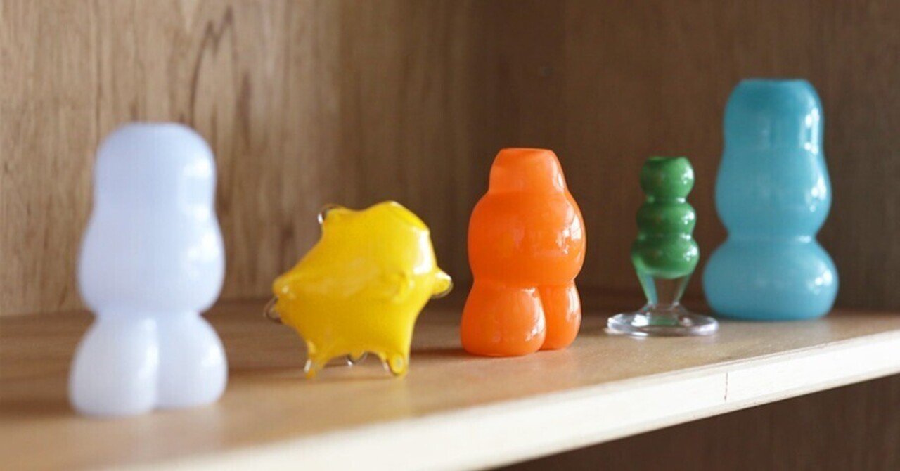 ガラス作家ミヤウチモネの『drawing series』【FREEPARK