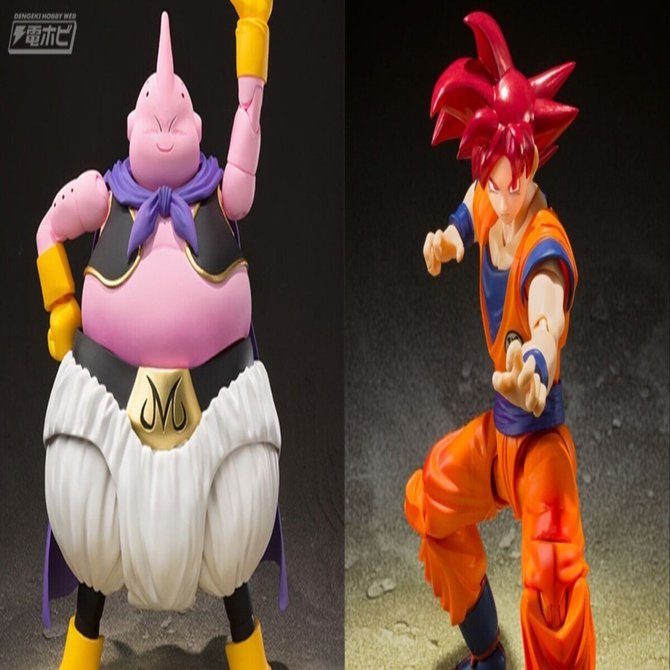新品！　魔人ブウ フィギュア 全身可動 ボリューム満点でよく動く！『ドラゴンボールZ』S.H.Figuarts 魔人ブウ