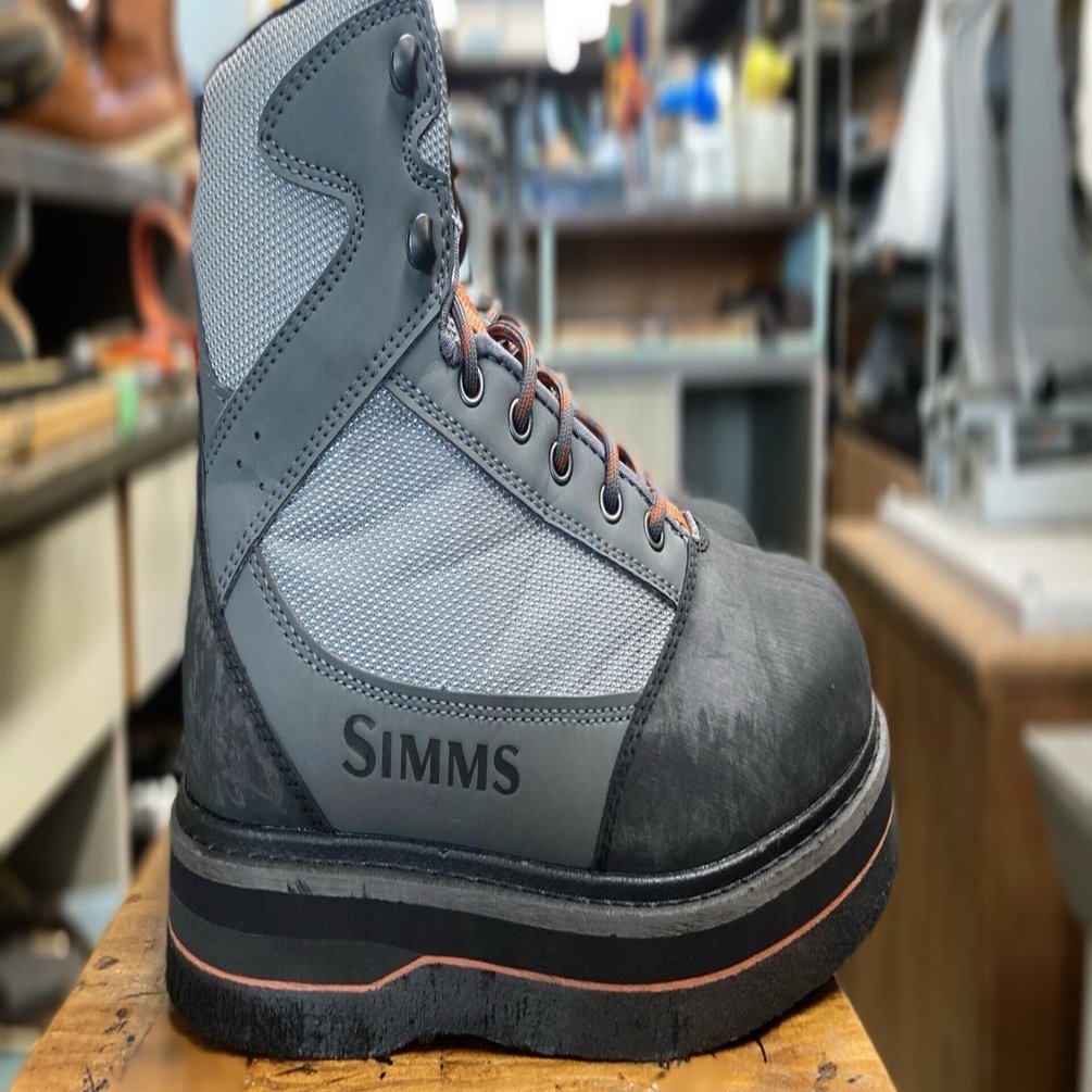特殊ソール交換－渓流釣り用ブーツ/ウェーディングブーツ－】SIMMS