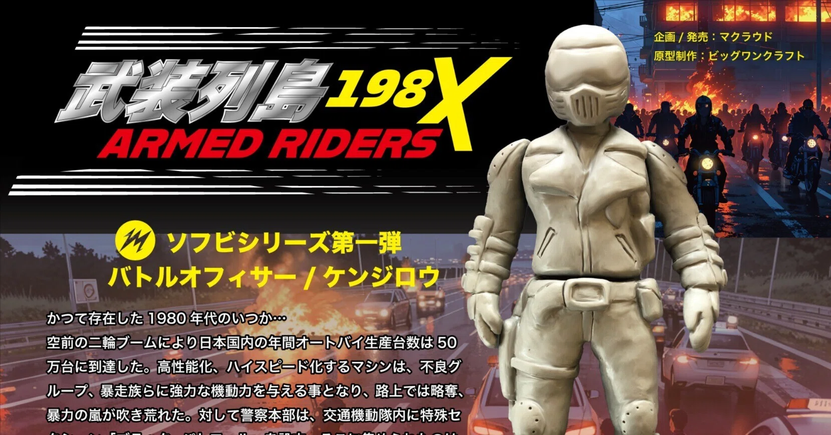 武装列島198X／ケンジロウ制作記（その1）｜ビックワンタダシ
