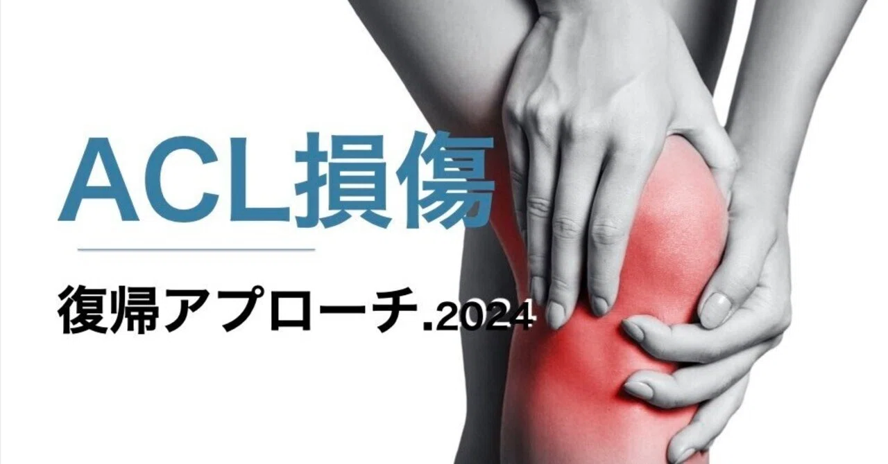 前十字靭帯損傷からの復帰アプローチ.2024｜平 純一朗｜理学療法士