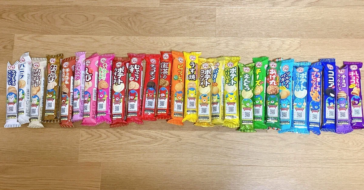 ブルボン プチシリーズ、全部集めてみた｜うつろの雑談部屋