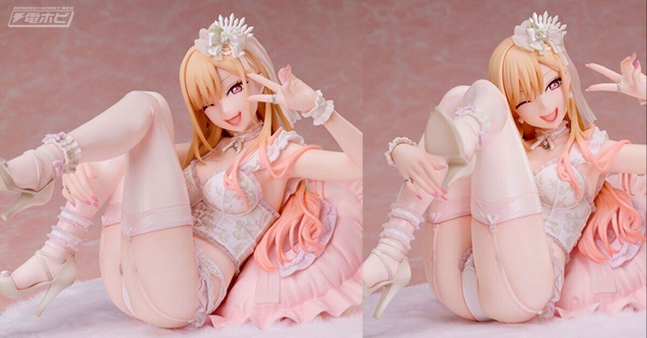 その着せ替え人形は恋をする 喜多川海夢 2種 ナイトプール＆ベビードール その着せ替え人形は恋をする』喜多川海夢がベビードール姿でフィギュア