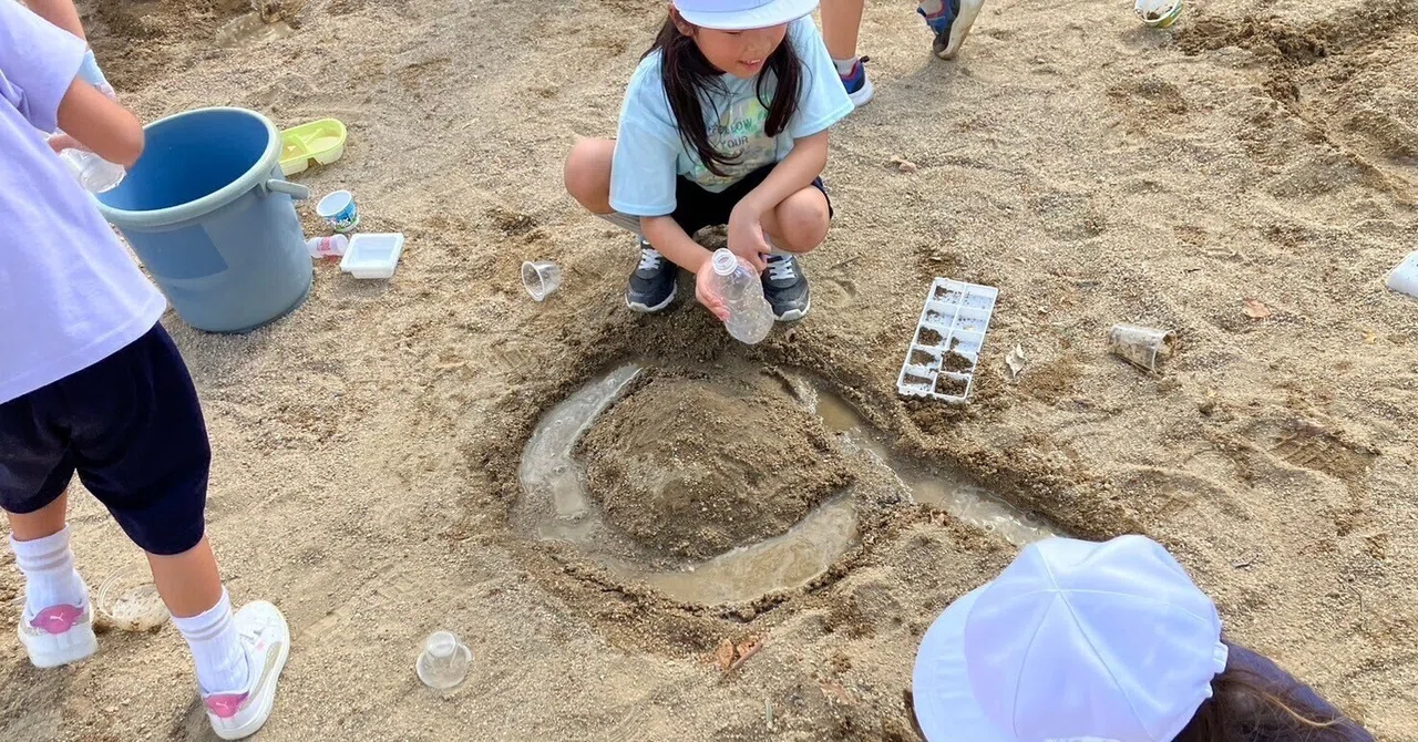 1年生 図工 すなやつちとなかよし｜泉大津市立楠小学校