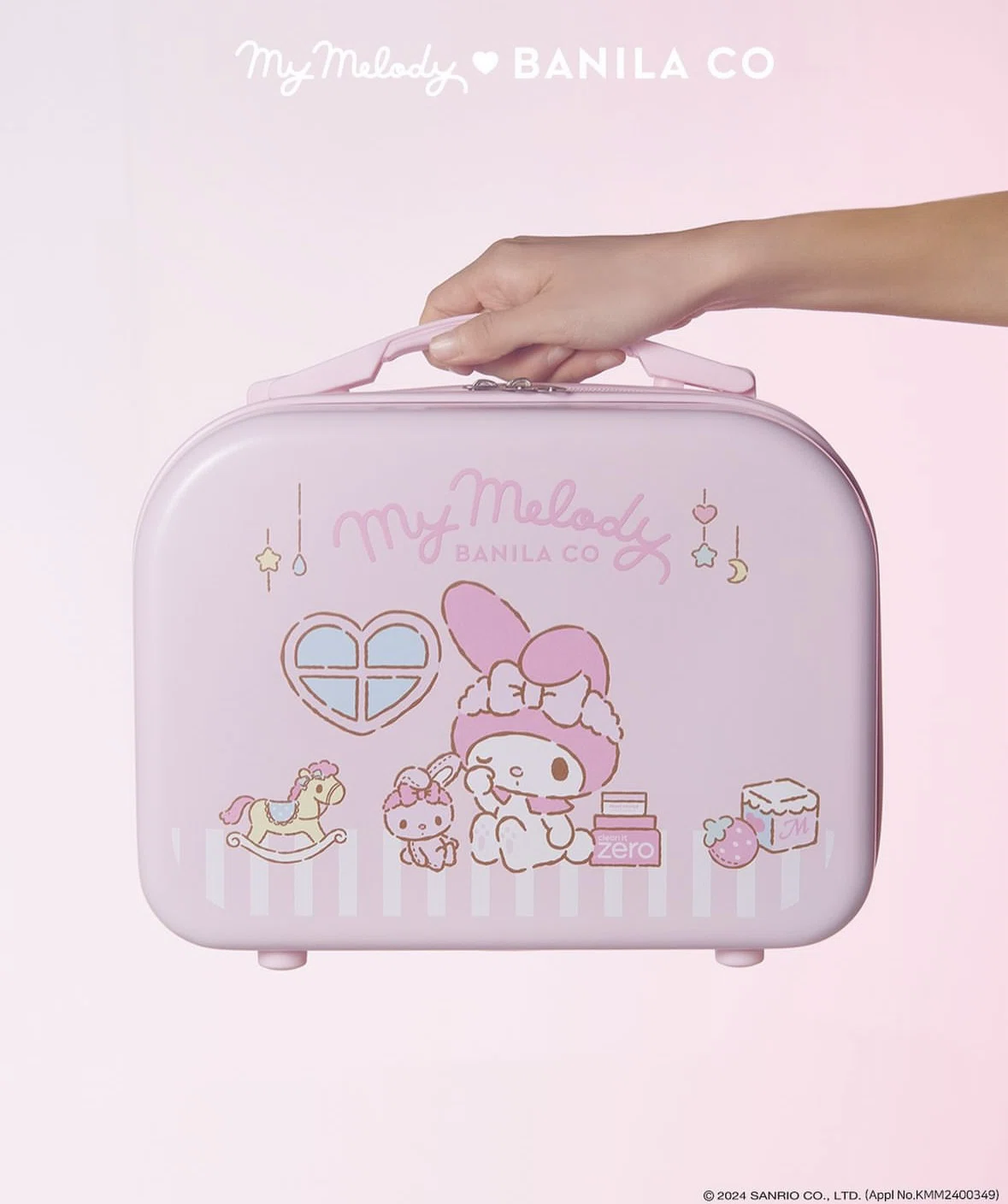 新品未開封　バニラコ　マイメロ キャリーケース　クレンジング　ヘアバンド バニラコがマイメロコラボ第2弾を発売🎀｜짱키티【ﾁｬﾝｷﾃｨ】