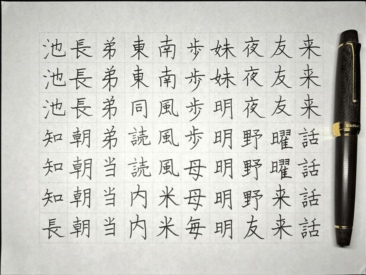 小学生の漢字復習 セーラー万年筆 プロギア マイカルタ｜良知(Ryouchi)