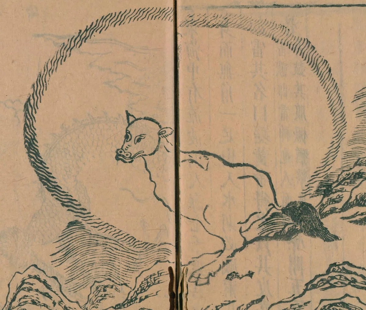 山海經18卷. [4]_コマ番号_014_夔_cropped_004