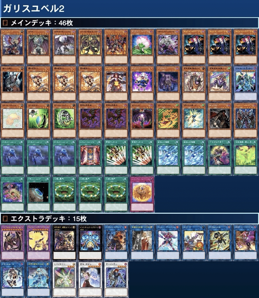 遊戯王】デッキ紹介【ガリスユベルの水舞踏】｜有村きみろ