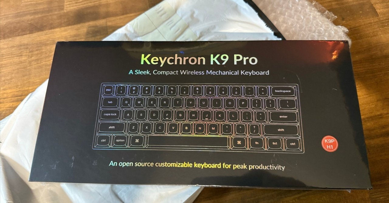 Keychron K9 Pro QMK/VIA ワイヤレス カスタム メカニカル