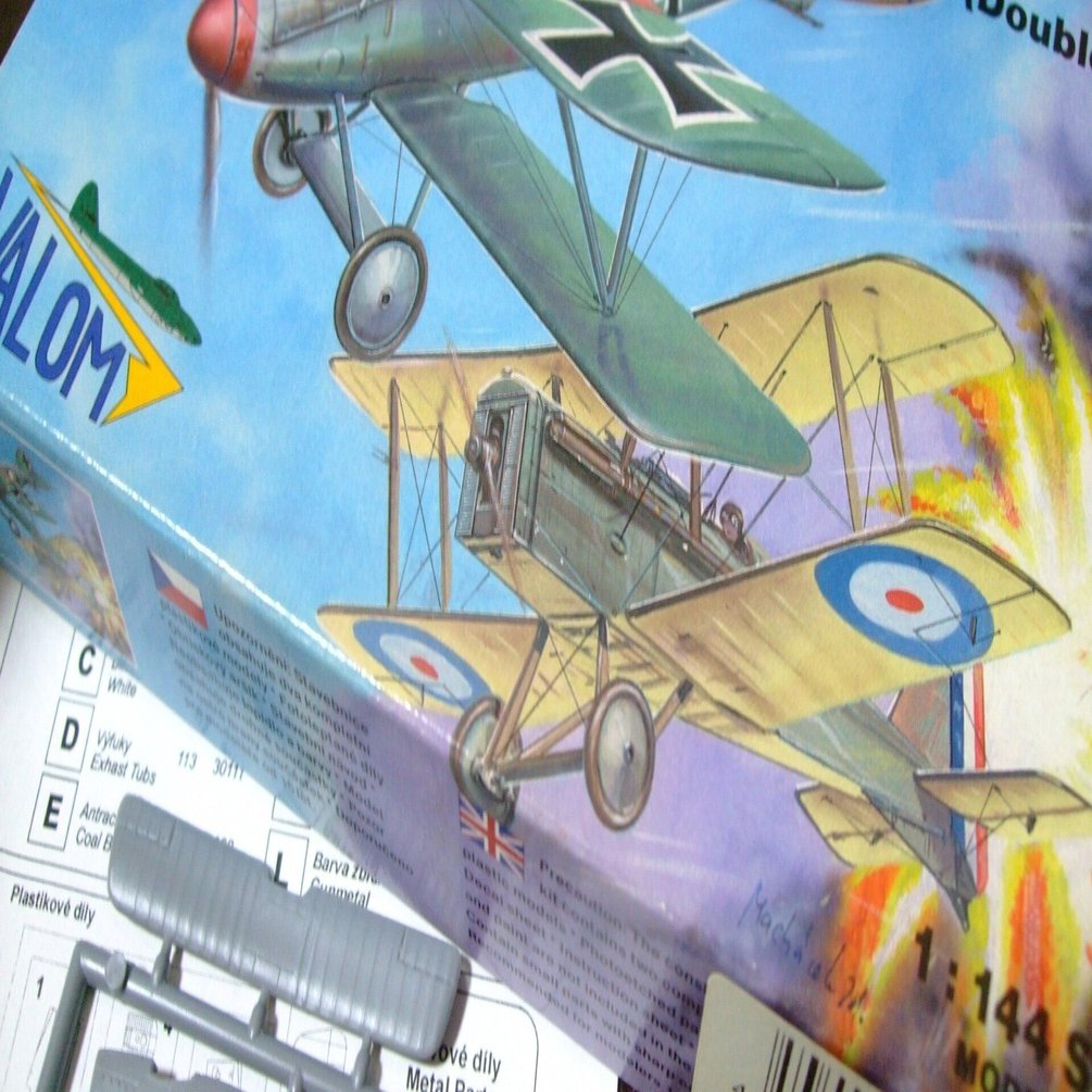 複葉機模型1/144 SE5a 組立｜sion