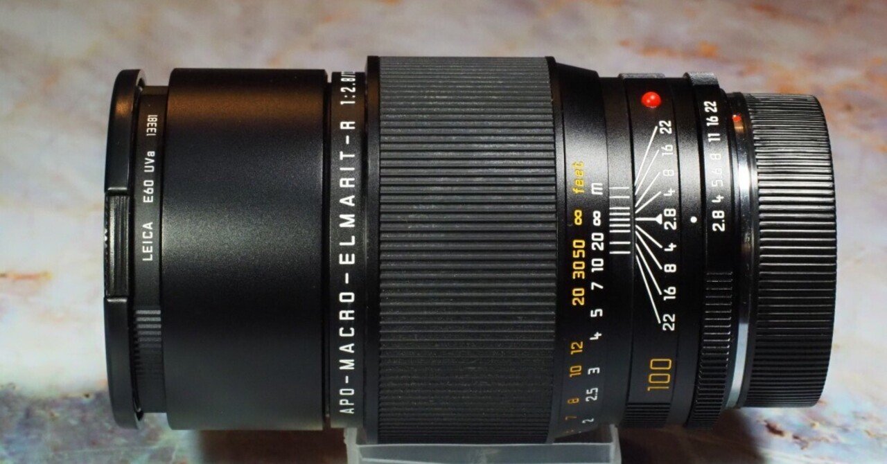 レンズ(単焦点) Leica APO MACRO ELMARIT-R 100mm 2.8 3CAM Apo-Macro-Elmarit-R 100mm f2.8 (3 Cam) – FLASHBACK CAMERA