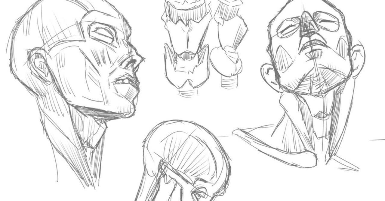 モルフォ人体デッサンで顔を模写練習してみた｜お絵かきたんたんと